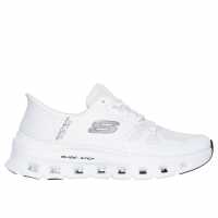 Skechers Glide-Step Pro Slip On Runners Womens Бяло/Сребърно Дамски маратонки