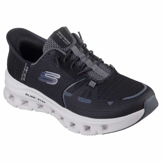 Skechers Glide-Step Pro Slip On Runners Womens Черно/Сиво 