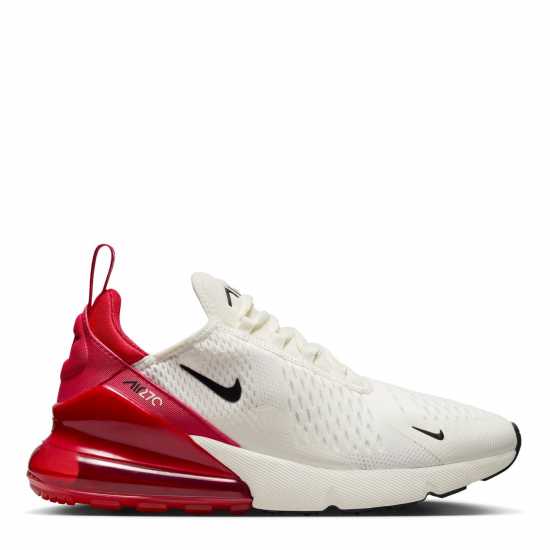 Nike Дамски Маратонки Air Max 270 Ladies Trainers Sail/Red Дамски високи кецове