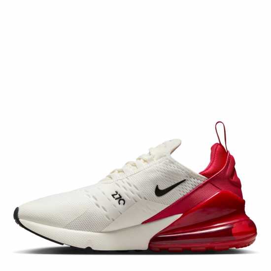 Nike Дамски Маратонки Air Max 270 Ladies Trainers Sail/Red Дамски високи кецове