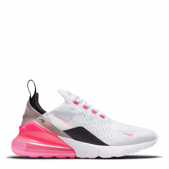 Nike Дамски Маратонки Air Max 270 Ladies Trainers White/PinkBlack Дамски високи кецове