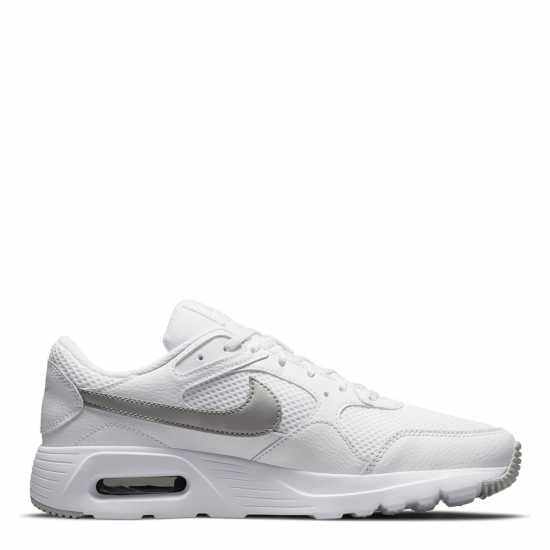 Nike Air Max SC Women's Shoe White/Silver Дамски високи кецове