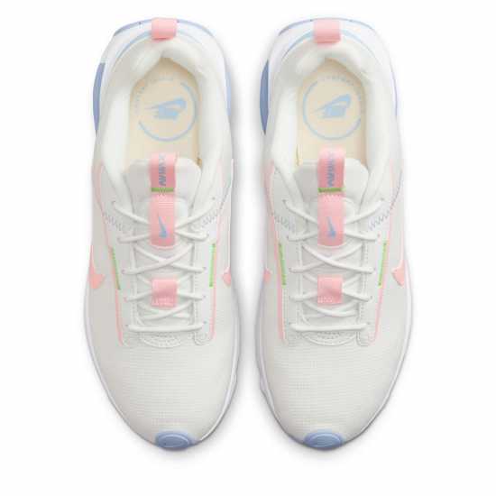 Nike Air Max Intrlk Lite Shoes Ladies Wht/Blu/Pink Дамски високи кецове