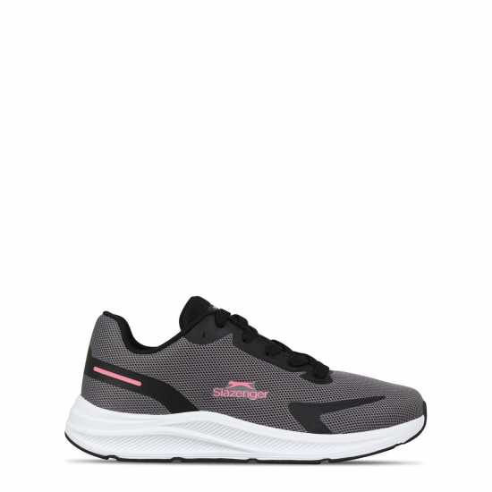 Slazenger Assent Trainer Ld Сиво/Розово Дамски високи кецове