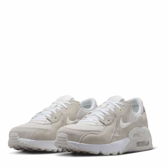 Nike Дамски Маратонки Air Max Excee Ladies Trainers Беж/Бял Дамски високи кецове