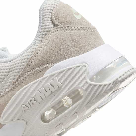 Nike Дамски Маратонки Air Max Excee Ladies Trainers Беж/Бял Дамски високи кецове