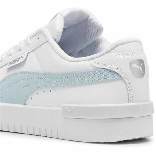 Puma Мъжки Маратонки Jada Womens Trainers White/Silver Дамски маратонки