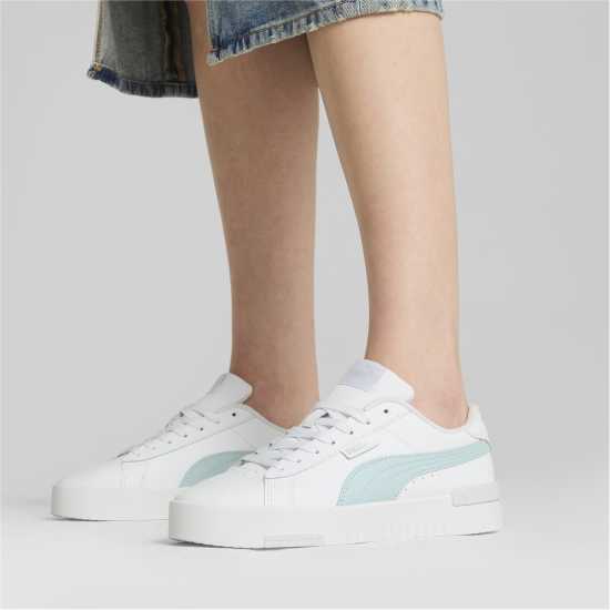 Puma Мъжки Маратонки Jada Womens Trainers White/Silver Дамски маратонки