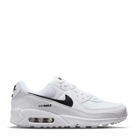 Nike Air Max 90 Women's Trainers White/Black Дамски високи кецове