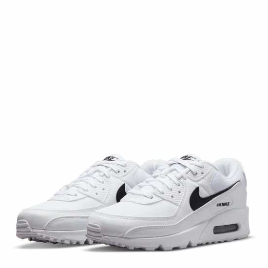 Nike Air Max 90 Women's Trainers White/Black Дамски високи кецове