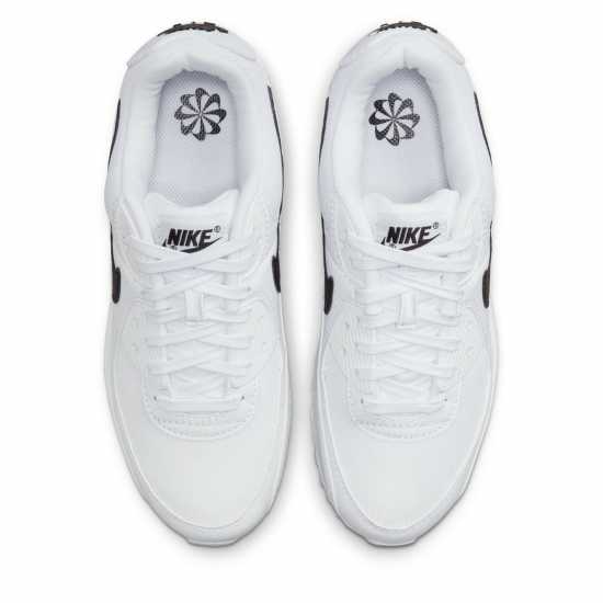 Nike Air Max 90 Women's Trainers White/Black Дамски високи кецове