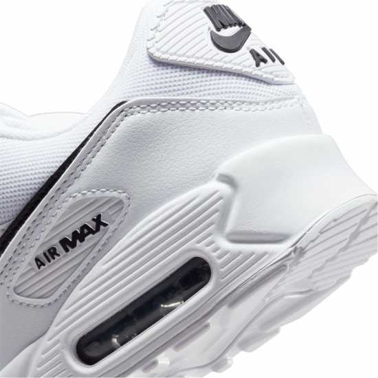 Nike Air Max 90 Women's Trainers White/Black Дамски високи кецове