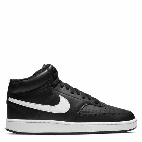 Nike Court Vision Mid Women's Hi Tops Black/White Дамски високи кецове