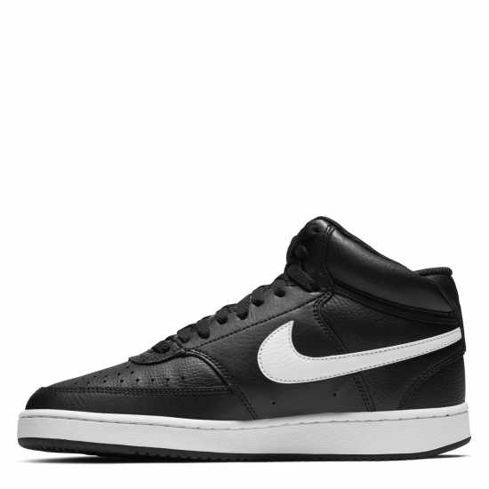 Nike Court Vision Mid Women's Hi Tops Black/White Дамски високи кецове