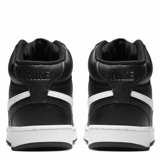 Nike Court Vision Mid Women's Hi Tops Black/White Дамски високи кецове