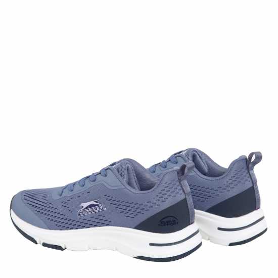 Slazenger Curve Support E-Mesh Trainers Ld Синьо Дамски високи кецове