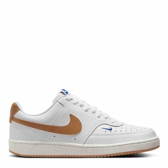 Nike Court Vision Low Next Nature Trainers Бяло/Бордово Дамски високи кецове