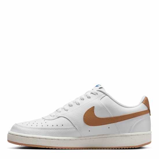 Nike Court Vision Low Next Nature Trainers Бяло/Бордово Дамски високи кецове