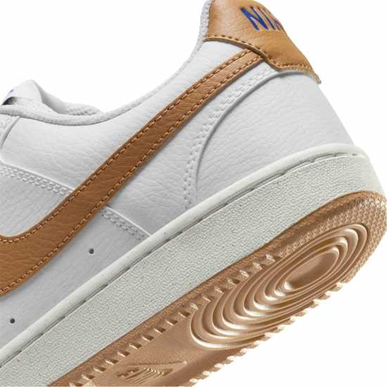 Nike Court Vision Low Next Nature Trainers Бяло/Бордово Дамски високи кецове