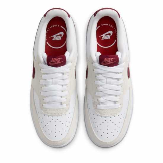 Nike Court Vision Low Next Nature Trainers Wht/OffW/Red CB 