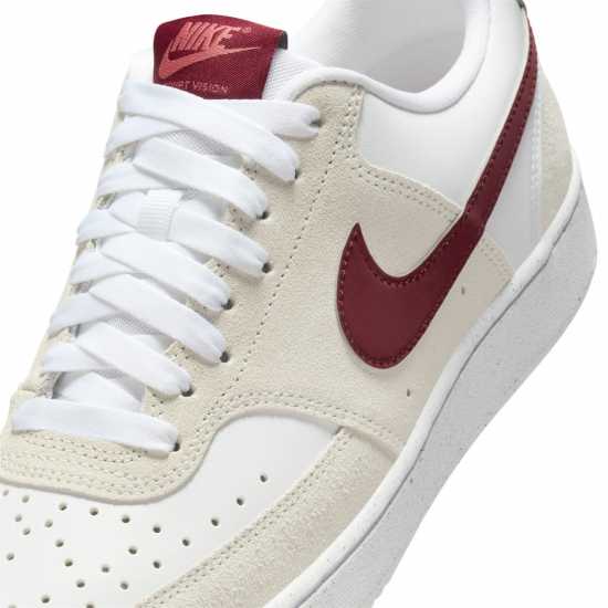 Nike Court Vision Low Next Nature Trainers Wht/OffW/Red CB 