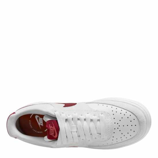 Nike Court Vision Low Next Nature Trainers Wht/OffW/Red CB 