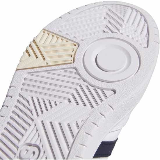 Adidas Дамски Маратонки Hoops 3.0 Ladies Trainers Wht/Blk/Pnk Дамски високи кецове