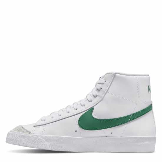 Nike Високи Мъжки Маратонки Blazer Mid 77 Womens Hi Top Trainers White/Green Дамски високи кецове