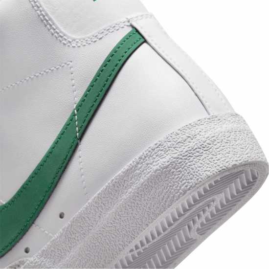 Nike Високи Мъжки Маратонки Blazer Mid 77 Womens Hi Top Trainers White/Green Дамски високи кецове