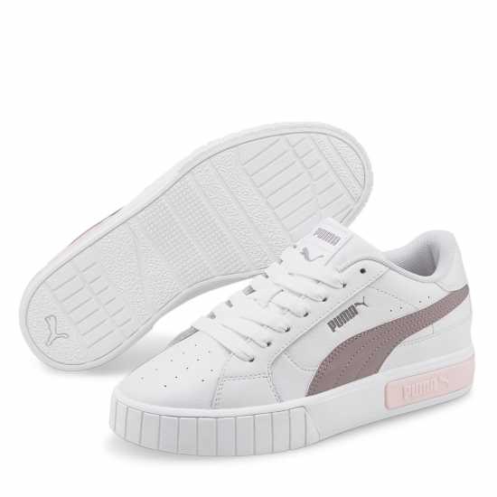 Puma Мъжки Маратонки Cali Star Low Top Womens Trainers Бяло/Розово 