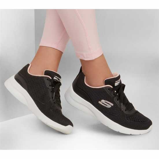 Skechers Мъжки Маратонки Engineered Mesh 2.0 Womens Trainers Черно Дамски високи кецове