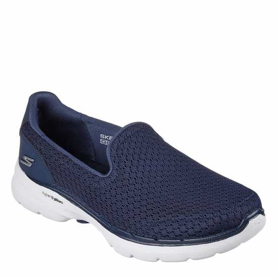 Skechers Мъжки Маратонки Go Walk 6 Sea Coast Womens Trainers Navy Дамски високи кецове