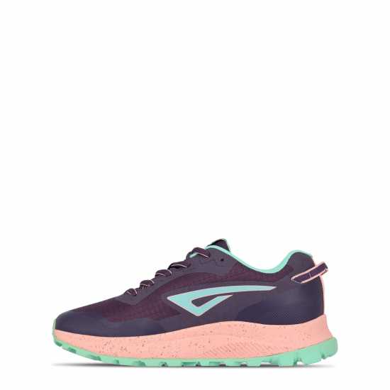 Karrimor Дамски Маратонки Бягане По Пътеки Tempo 8 Ladies Trail Running Shoes Purple/Mint 