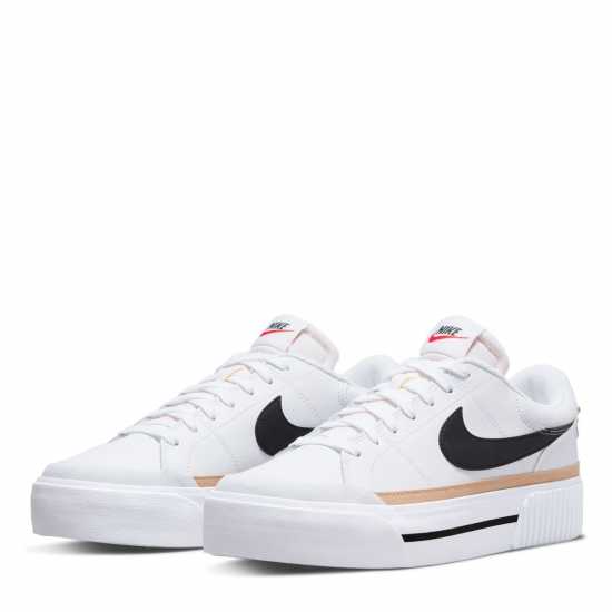 Nike Court Legacy Lift Women's Shoes Бяло/Черно 