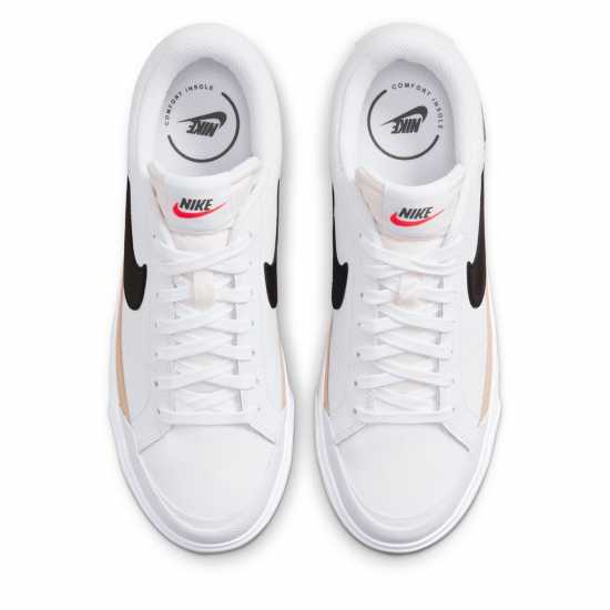 Nike Court Legacy Lift Women's Shoes Бяло/Черно 