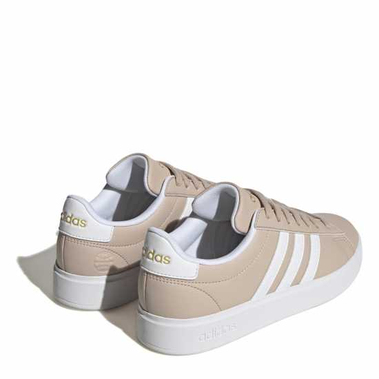 Adidas Girls Grand Court Sneakers White/Taupe Дамски високи кецове