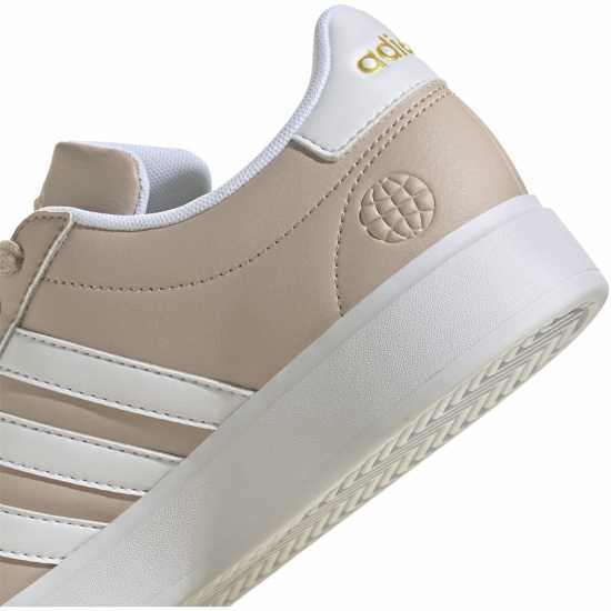 Adidas Girls Grand Court Sneakers White/Taupe Дамски високи кецове