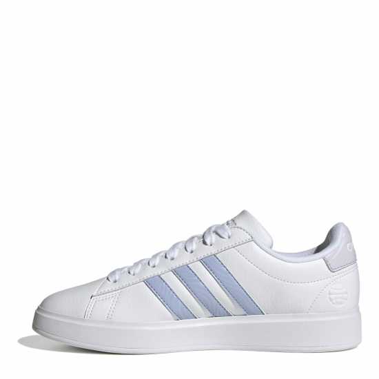 Adidas Girls Grand Court Sneakers White/Blue Дамски високи кецове