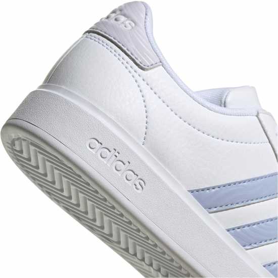 Adidas Girls Grand Court Sneakers White/Blue Дамски високи кецове