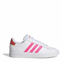 Adidas Womens Grand Court Sneakers White/Pink Дамски маратонки