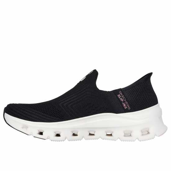 Skechers Engineered Stretch Knit Slip-Ins W Slip On Runners Womens Черно/Розово 