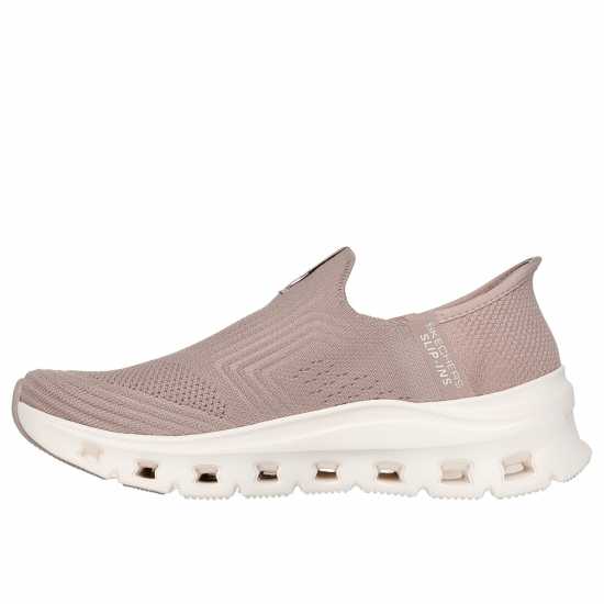 Skechers Engineered Stretch Knit Slip-Ins W Slip On Runners Womens Кафяво 