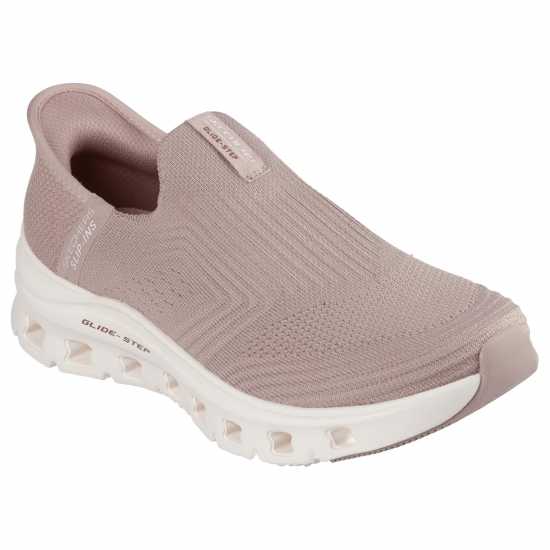 Skechers Engineered Stretch Knit Slip-Ins W Slip On Runners Womens Кафяво 