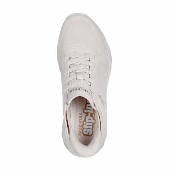 Skechers Маратонки Без Връзки Slip-Ins Mesh Hot Melt Trimmed Fash Slip On Trainers Womens От Бял/Висок Мулти Дамски маратонки