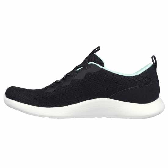 Skechers Airy Foam Low-Top Trainers Womens Черно Дамски високи кецове