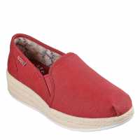 Skechers Маратонки Без Връзки Canvas Single Gore Espadrille Slip On Trainers Womens  Дамски високи кецове