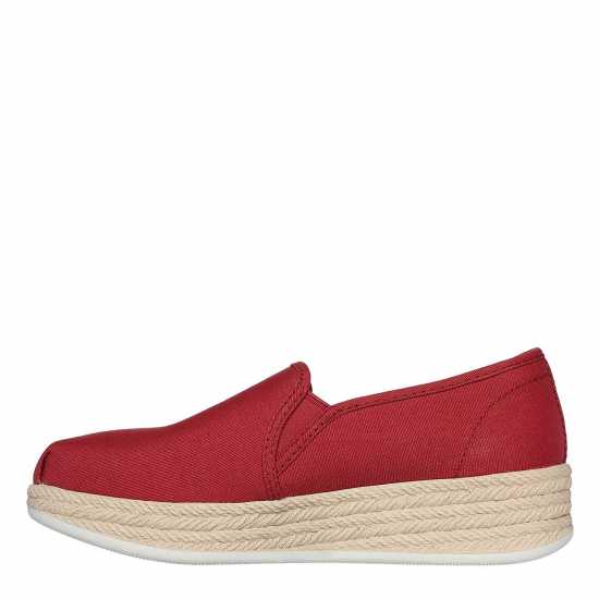 Skechers Маратонки Без Връзки Canvas Single Gore Espadrille Slip On Trainers Womens  Дамски високи кецове