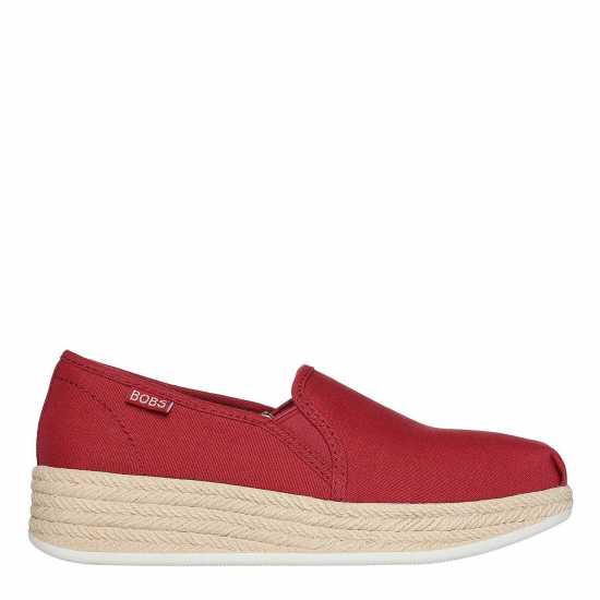 Skechers Маратонки Без Връзки Canvas Single Gore Espadrille Slip On Trainers Womens  Дамски високи кецове