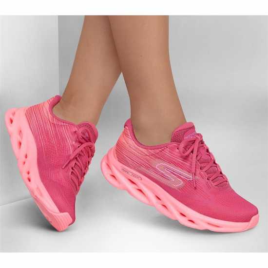 Skechers Go Run Swirl Tech Speed - Ult Runners Womens HPPK Дамски високи кецове