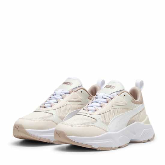 Puma Cassia Trainers Ladies Розово/Бяло Дамски високи кецове